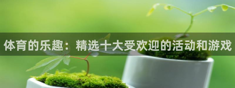 蓝鲸体育网球直播：体育的乐趣：精选十大受欢迎的活动和游戏